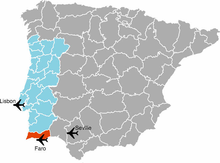 Faron lentokenttä kartta